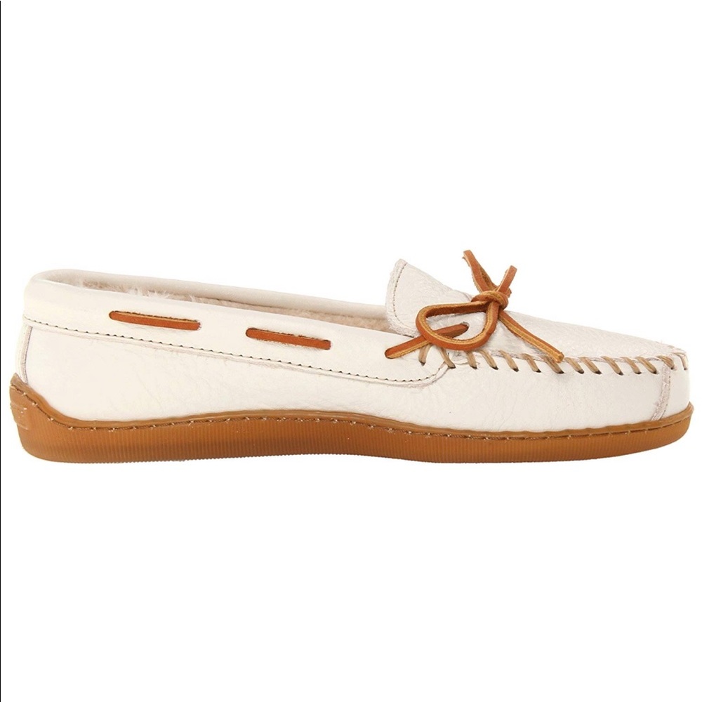 Minnetonka hard soled leather slippers
